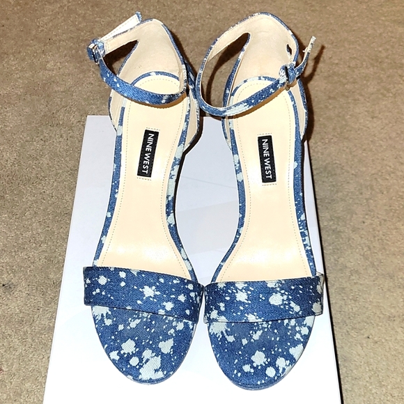 Nine West Shoes - Nine Weat Eydn Denim Platform Sandal